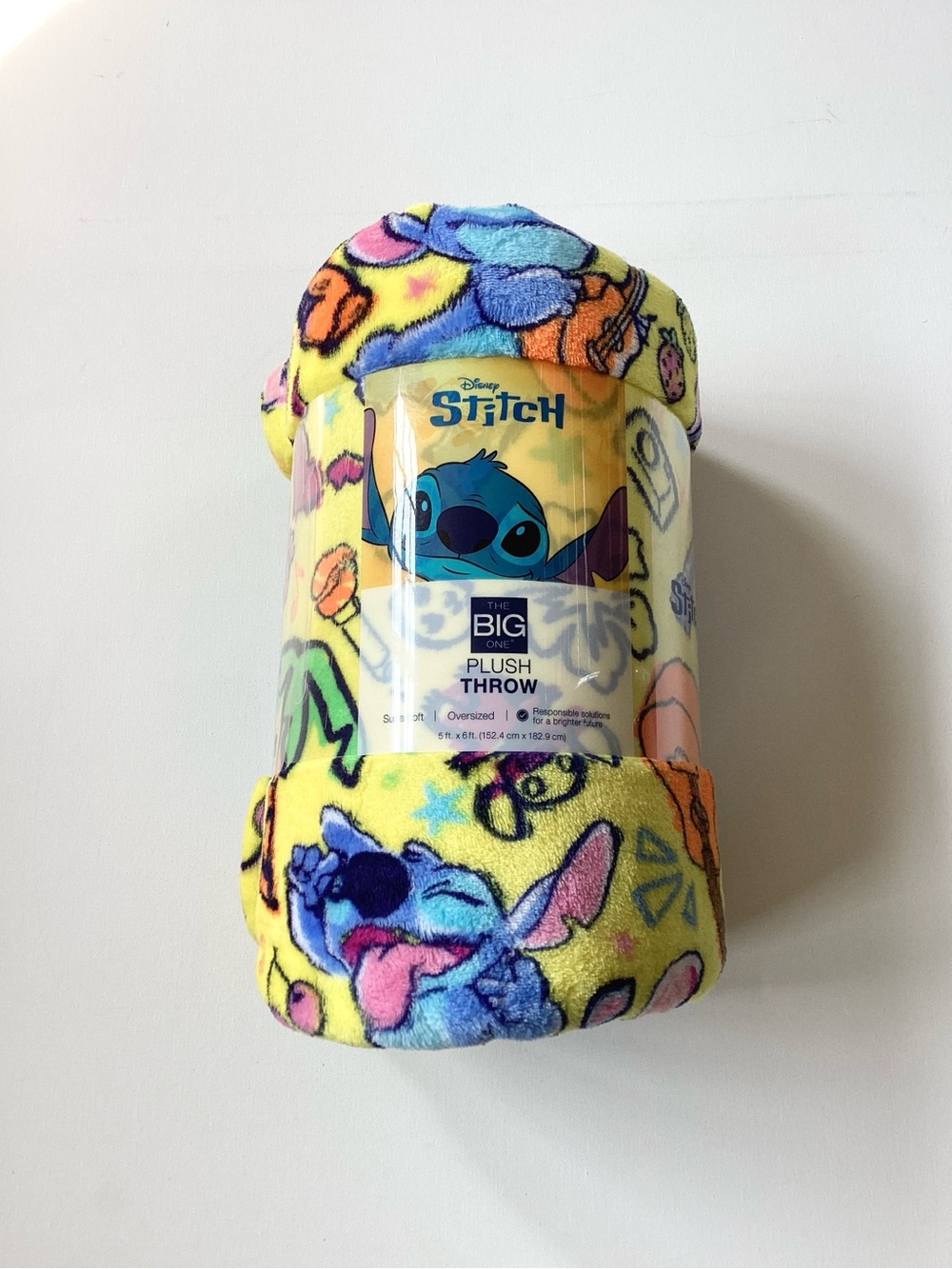 Stitch Plush Throw Blanket